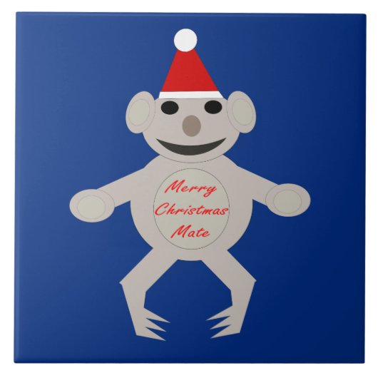 オーストラリアのクリスマスコアラベアータイル タイル (正面)