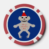 オーストラリアのクリスマスコアラベア ポーカーチップ (裏面)