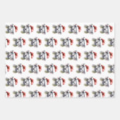 オーストラリアのクリスマスコアラ ラッピングペーパーシート (正面2)