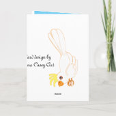 オーストラリアのクリスマスツリーカード シーズンカード (裏面)