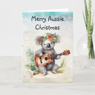 オーストラリアのクリスマスフォールディングホリデーカード シーズンカード