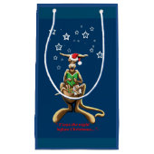 オーストラリアのクリスマスプレゼント スモールペーパーバッグ (正面)