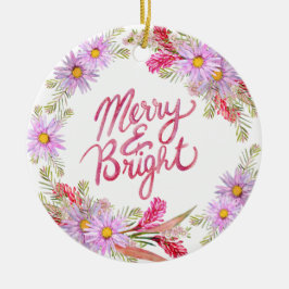 オーストラリアのクリスマスボタニカル セラミックオーナメント