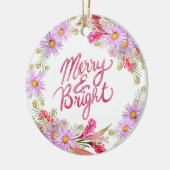 オーストラリアのクリスマスボタニカル セラミックオーナメント (左)