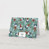 オーストラリアのクリスマス小人 カード (裏面)