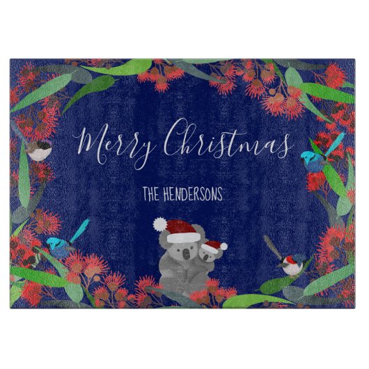 オーストラリアのクリスマス カッティングボード (正面)