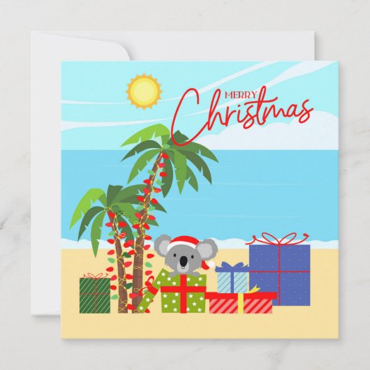 オーストラリアのクリスマス カード (正面)
