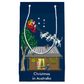 オーストラリアのクリスマス スモールペーパーバッグ (正面)