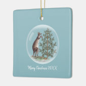 オーストラリアのクリスマス セラミックオーナメント (左)