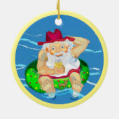 オーストラリアのクリスマス セラミックオーナメント (裏面)