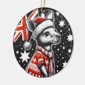 オーストラリアのクリスマス セラミックオーナメント (左)