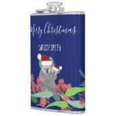 オーストラリアのクリスマス フラスク (左)