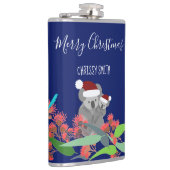 オーストラリアのクリスマス フラスク (右)