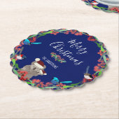 オーストラリアのクリスマス ペーパーコースター (アングル)