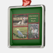 オーストラリアのクリスマス メタルオーナメント (左)