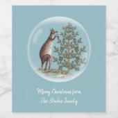 オーストラリアのクリスマス ワインラベル (シングルラベル)
