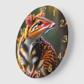 オーストラリアのクロール、ウォールクロック ラージ壁時計 (傾斜)