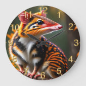 オーストラリアのクロール、ウォールクロック ラージ壁時計 (正面)