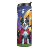 オーストラリアのケパイズドッグスパンプキンハロウィンおもしろい タンブラー (回転左)