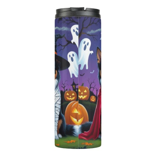 オーストラリアのケパイズドッグスパンプキンハロウィンおもしろい タンブラー (裏面)