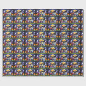 オーストラリアのケパイズドッグスパンプキンハロウィンおもしろい ラッピングペーパー (フラット)