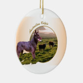 オーストラリアのケルパイアートギフト セラミックオーナメント (右)