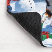 オーストラリアのケルパイクリスマスフェスティバル雪のシーン マウスパッド (コーナー)