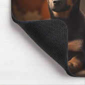 オーストラリアのケルパイパピー秋の喜びカボチャ マウスパッド (コーナー)