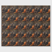 オーストラリアのケルパイパピー秋の喜びカボチャ ラッピングペーパー (フラット)