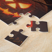 オーストラリアのケルパイライディングオートバイハロウィーン ジグソーパズル (側面)