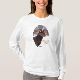 オーストラリアのケルピーのクリスマスプレゼント Tシャツ