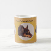 オーストラリアのケルピーの信号器のコーヒー・マグ マグカップ (中央)