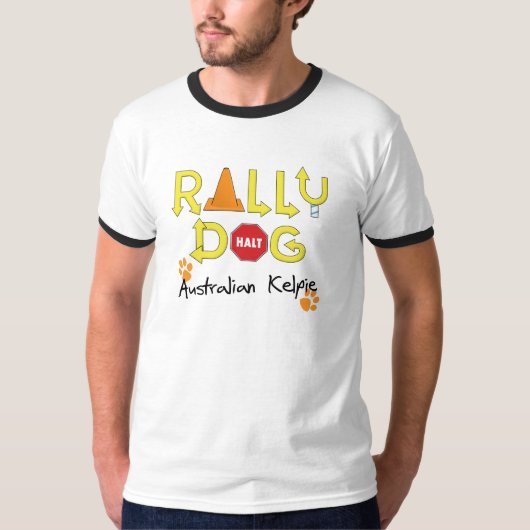 オーストラリアのケルピーの再結集犬 Tシャツ (正面)