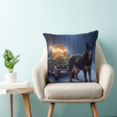 オーストラリアのケルピーススノースイスクリスマスデコール クッション (椅子)