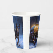 オーストラリアのケルピーススノースイスクリスマスデコール 紙コップ (左)