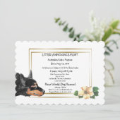 オーストラリアのケルピー子犬の誕生のお知らせ 案内状 (スタンド正面)