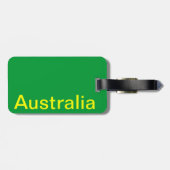 オーストラリアのコアラとベビー ラゲッジタグ (裏面横)