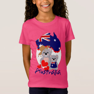 オーストラリアのコアラベアカワイト Tシャツ