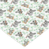 オーストラリアのコアラ クマ ユーカリの木 かわいい テーブルクロス (アングル)