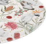 オーストラリアのコアラ・コカトス自然パターン カッティングボード (角)