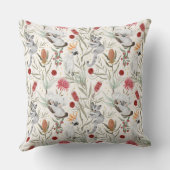 オーストラリアのコアラ・コカトス自然パターン クッション (裏面)