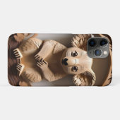 オーストラリアのコアラ・ベア・ウッド彫刻 Case-Mate iPhoneケース (裏面(横))