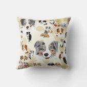 オーストラリアのコラージュ クッション (裏面)