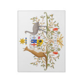 オーストラリアのコート・オブ・アームズ ノートパッド (回転)