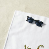 オーストラリアのコート・オブ・アームズ ビーチタオル (インサイチュ)