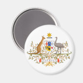 オーストラリアのコート・オブ・アームズ マグネット (正面/裏面)