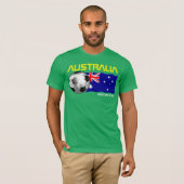 オーストラリアのサッカーのTシャツ Tシャツ (正面フル)