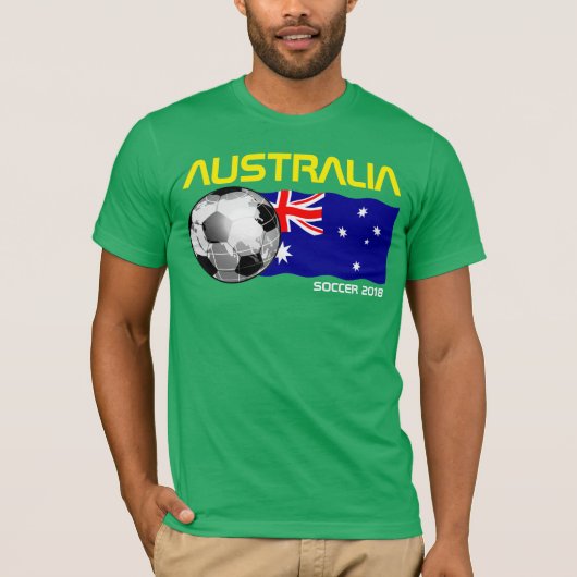 オーストラリアのサッカーのTシャツ Tシャツ (正面)