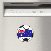 オーストラリアのサッカーボール マグネット (インサイチュ (食洗機))