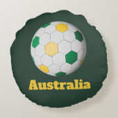 オーストラリアのサッカー ラウンドクッション (裏面)